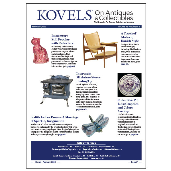 Kovels On Antiques & Collectibles Newsletter February 2020 Issue