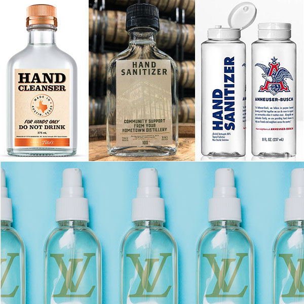 limited edition hand sanitizer designer distillery bottles