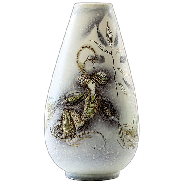 Sascha Brastoff, Vase, Ceramic, Unicorn & Genie, White, Gray Gold Trim,  1950s – Kovels