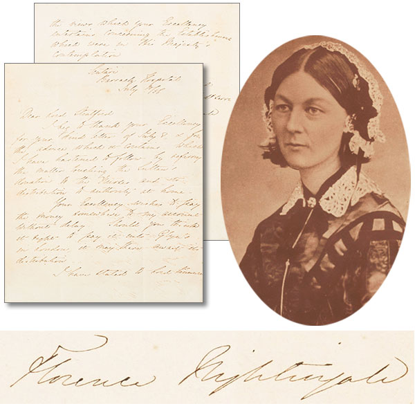 florence nightingale letter signature autograph photograph