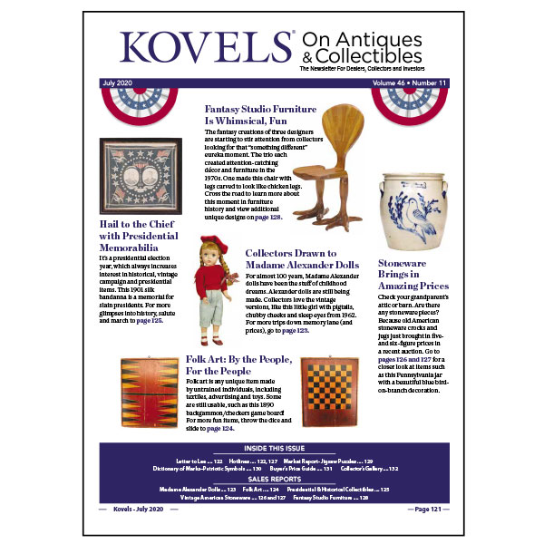 Kovels On Antiques & Collectibles Vol. 46 No. 11 – July 2020
