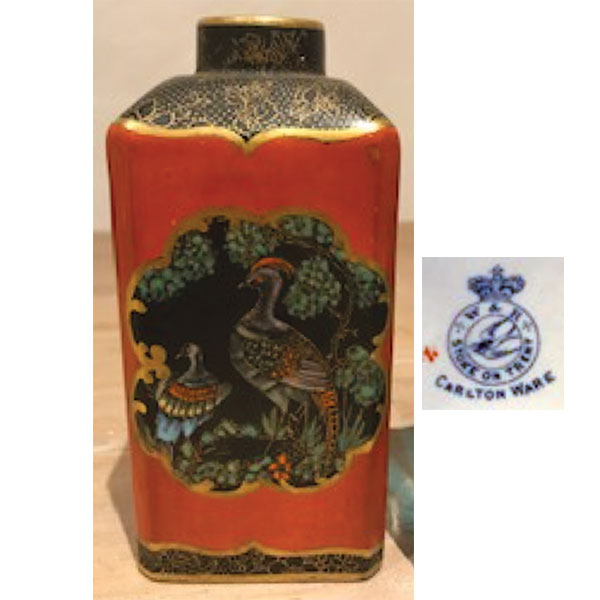 Carlton Ware Tea Caddy