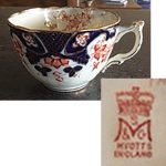 Cup and Saucer with Crown Over MS  Mark