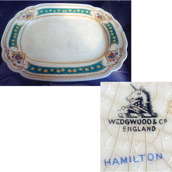 wedgwood hamilton platter