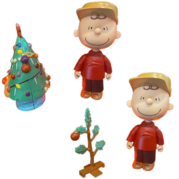 charlie brown christmas figurine set