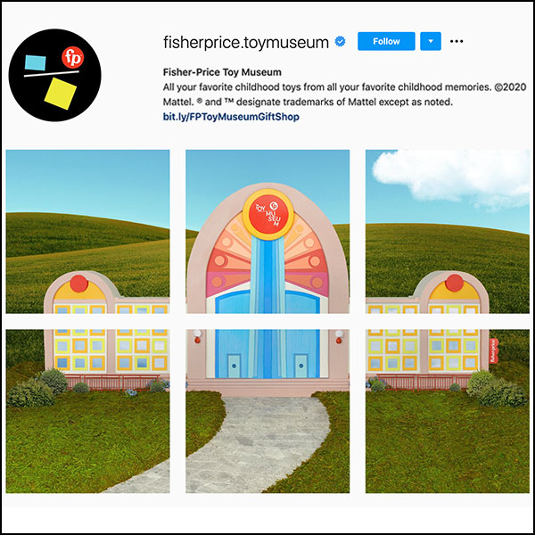 fisher-price toy museum on instagram