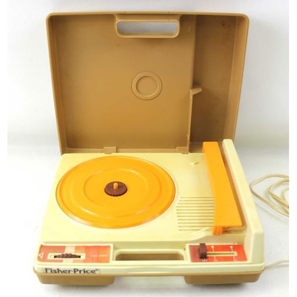 fisher-price record player turntable 1978