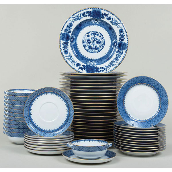 mottahedeh imperial blue dinnerware