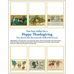 A Gift for Our Readers — Thanksgiving Place Cards and Vintage Backgrounds for Zoom