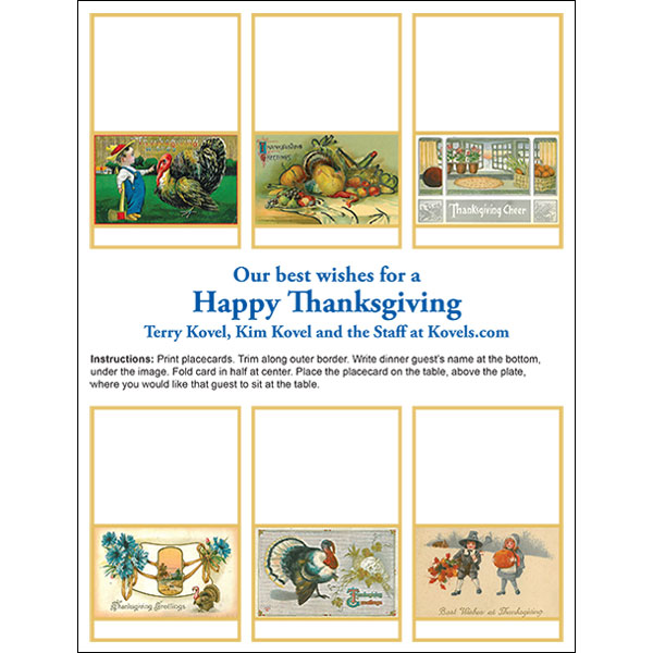 Happy Thanksgiving! – Kovels