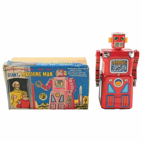 toy robot mr. machine gang of five