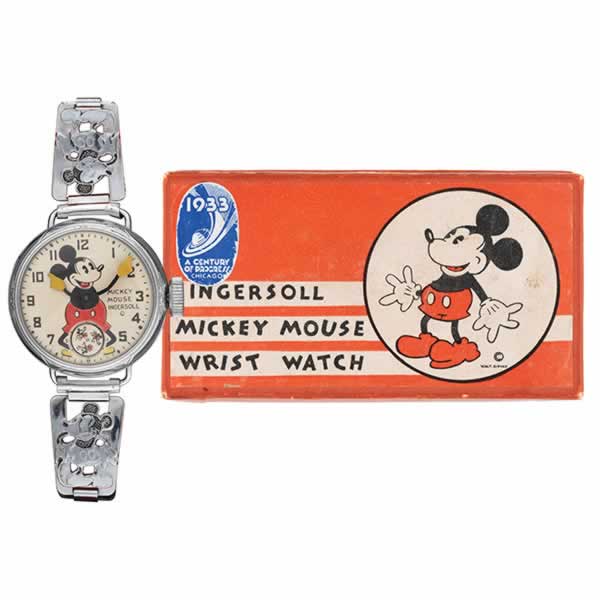 mickey mouse wristwatch