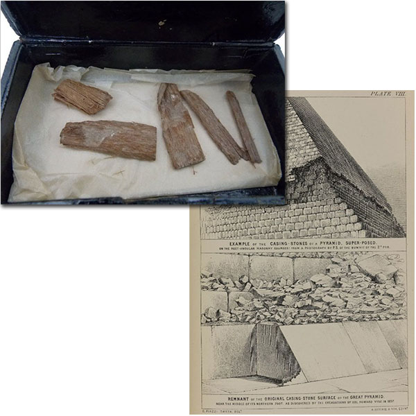 egyptian great pyramid wood fragments