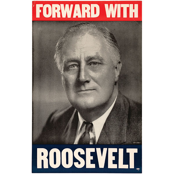 political-poster-franklin-roosevelt-forward