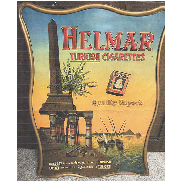Helmar Turkish Cigarettes advertising sign