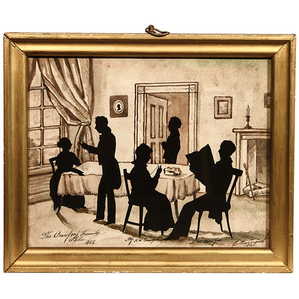 Silhouette of the Crawford Family