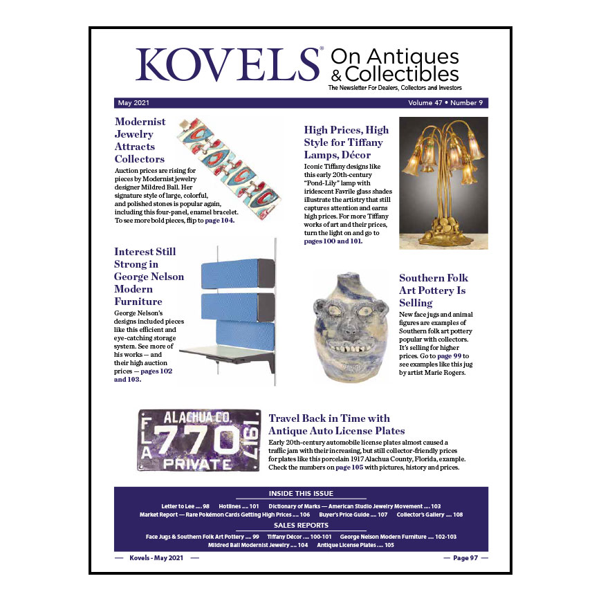 kovels on antiques & collectibles may 2021 newsletter