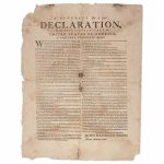 Declaration of Independence Broadside Sells