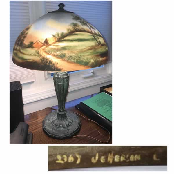 jefferson glass company lamp