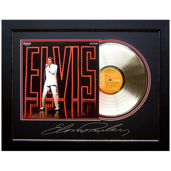 elvis presely record album cover gold nbc tv special