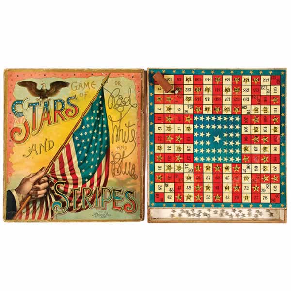 board game, game of stars and stripes
