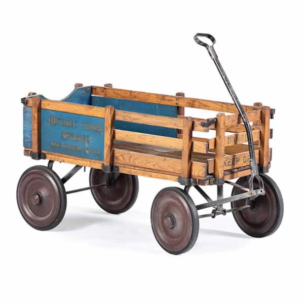 Newsboy's Newspaper Wagon