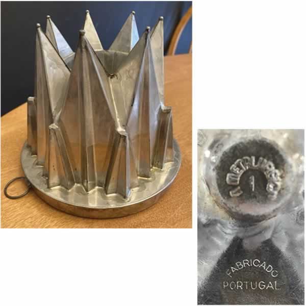 king's crown pudding mold