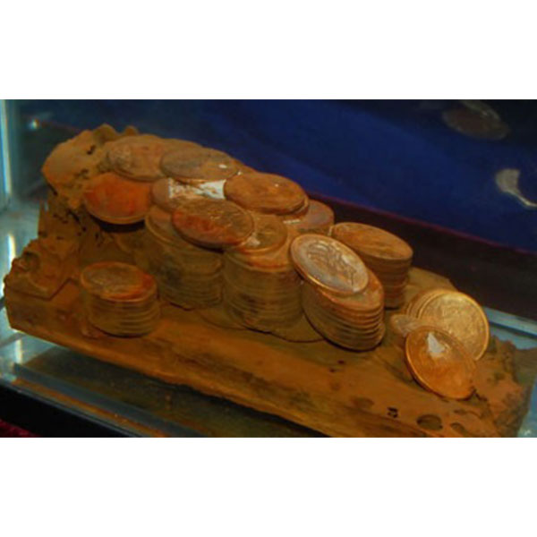 gold coins from ss central america shipwreck