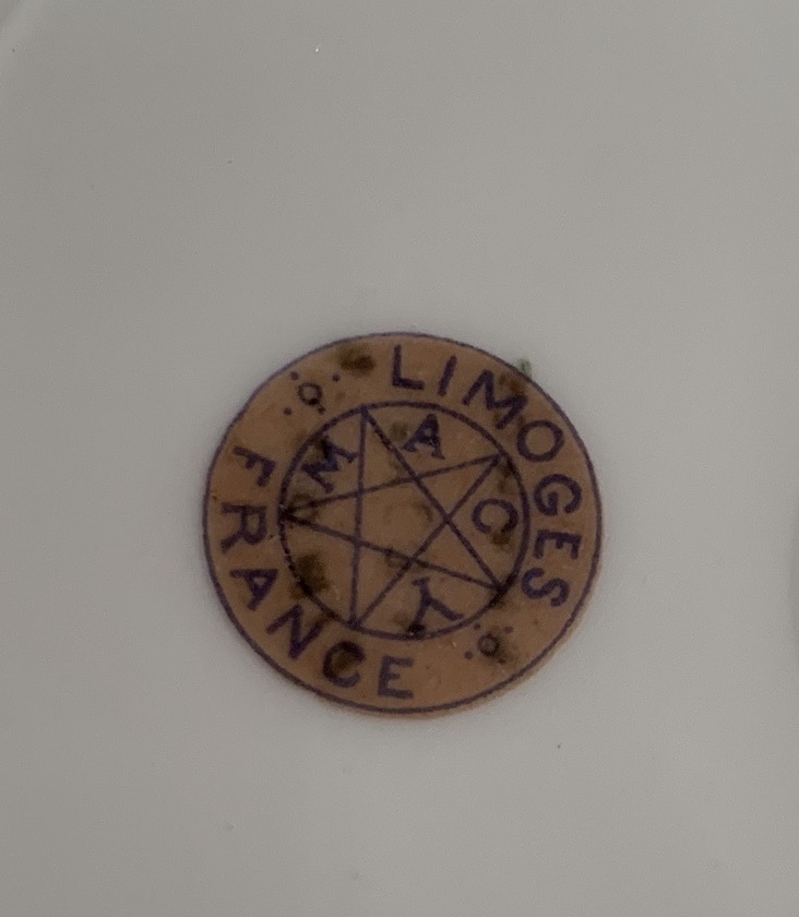 Help with identifying Limoges mark and pattern Kovels